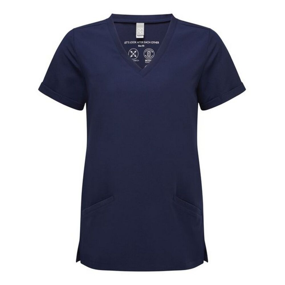 Onna Womens/Ladies Invincible Stretch Work Tunic / Navy